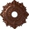 Ekena Millwork Riley Ceiling Medallion (Fits Canopies up to 4 5/8"), 18"OD x 3 1/2"ID x 1 1/2"P, Copper Penny CM18RLCPS - alternate 1